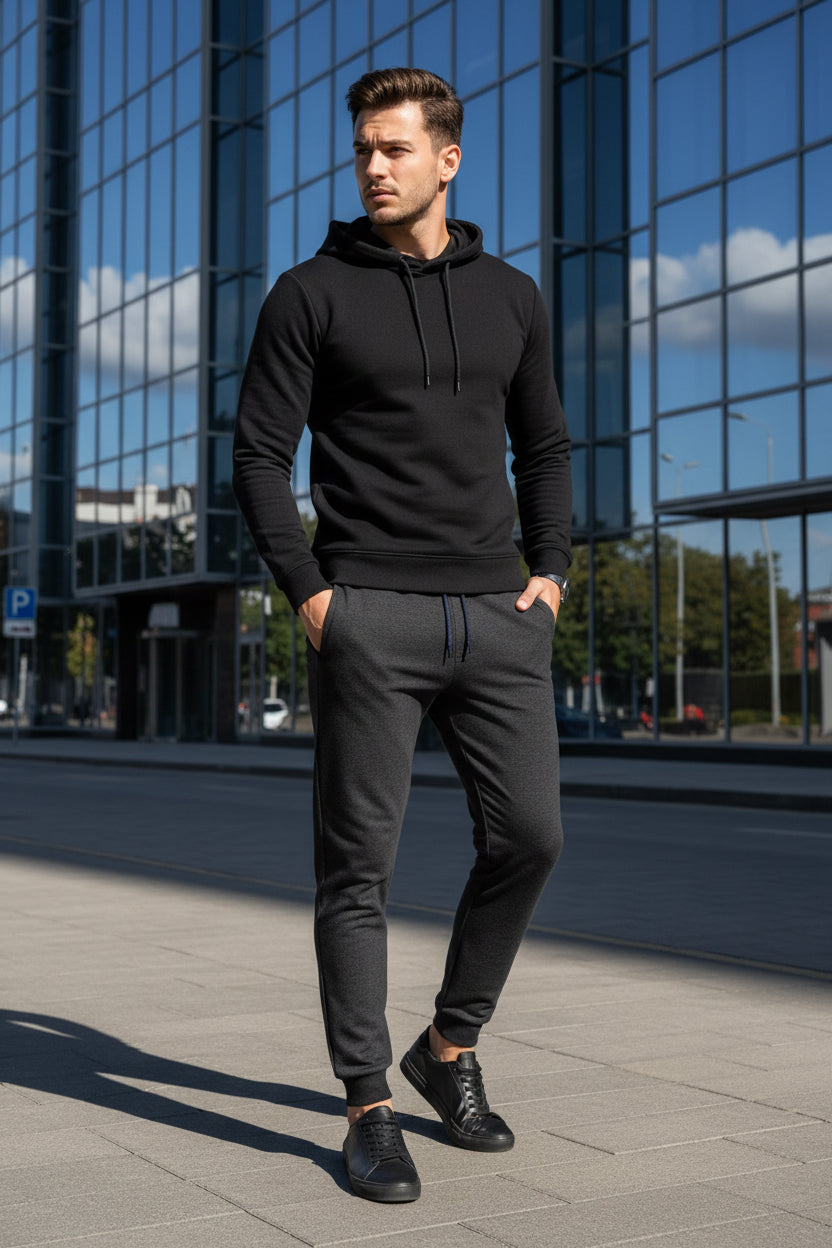 Men’s Performance Color-Block Joggers – Curved Panel Track Pants | 2 Colors | Sizes-(S-XL) | MH