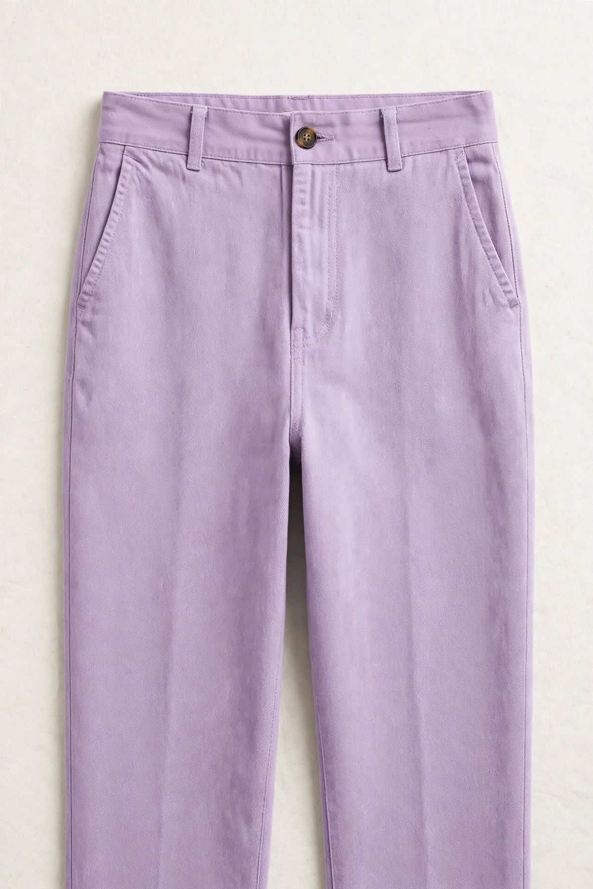 Women’s Lavender Slim Fit Chino Trousers | Stretch Cotton Casual Smart Pants | Sizes 26”–36”| MH