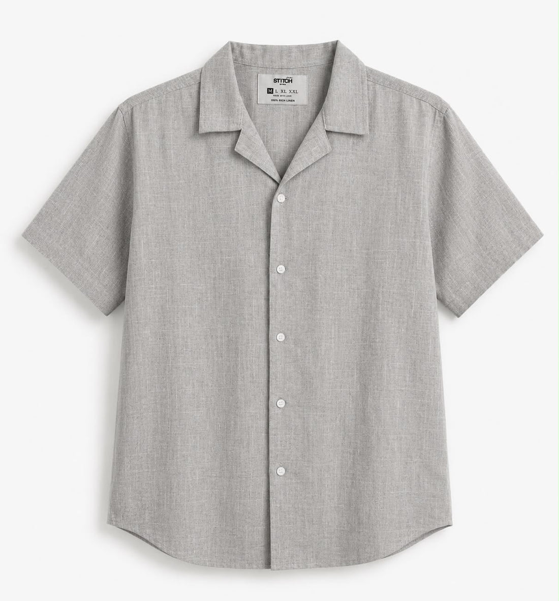 Men’s Premium Linen Camp Collar Half Sleeve Shirt | Cuban Collar Resort Shirt | M–XXL