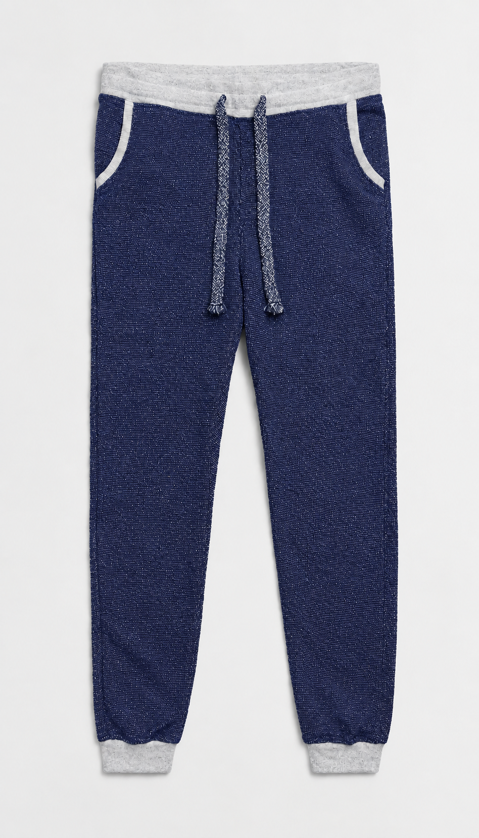 Men’s Grey Casual Jogger Pants S-XL - Comfortable Drawstring Trousers with Pockets | MH