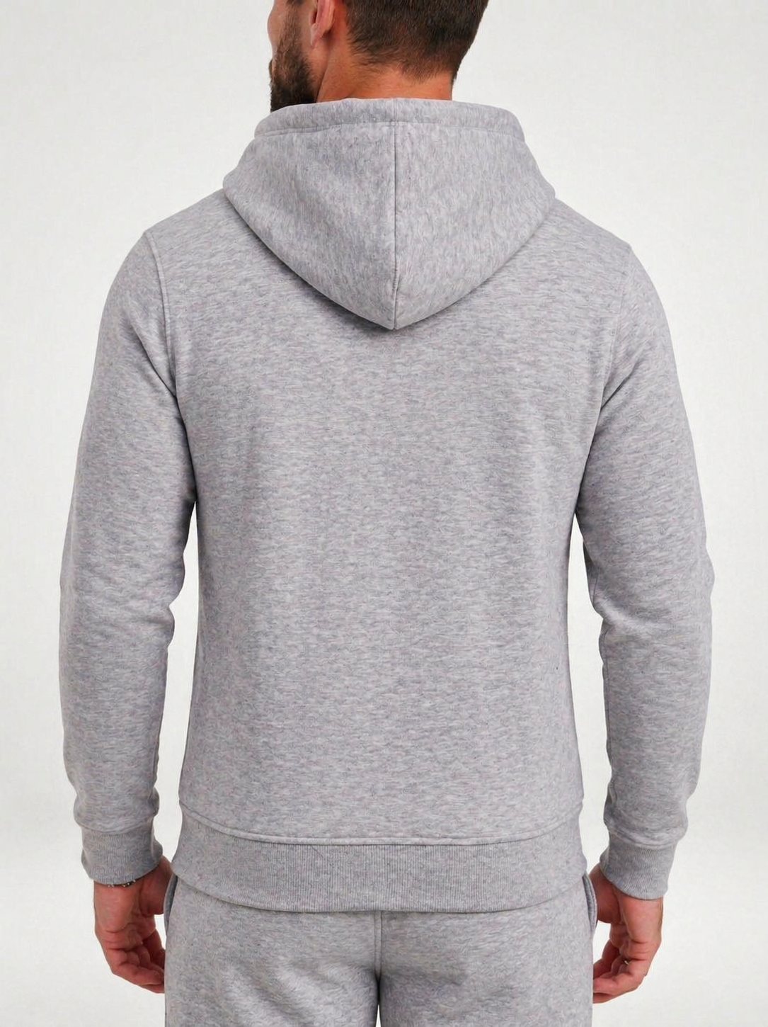 Avalanche MH Grey Zip Hoodie for Men – Premium Cotton Terry Lightweight Jacket | Sizes S-XXL | MH