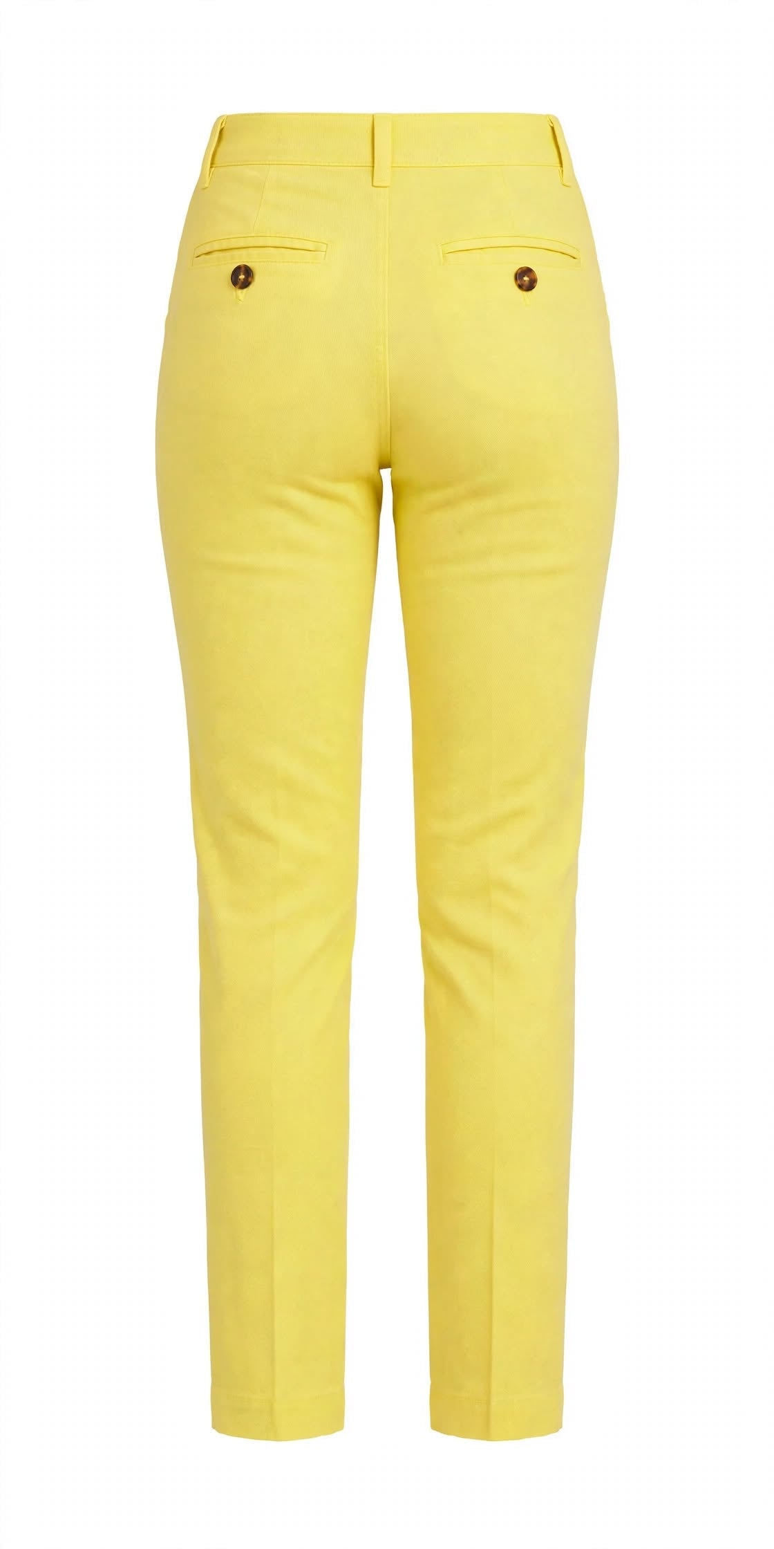 Women’s Yellow Chino Pants Slim Fit Casual Trousers Fit Cotton Pants | Sizes 26-36 Waist | MH
