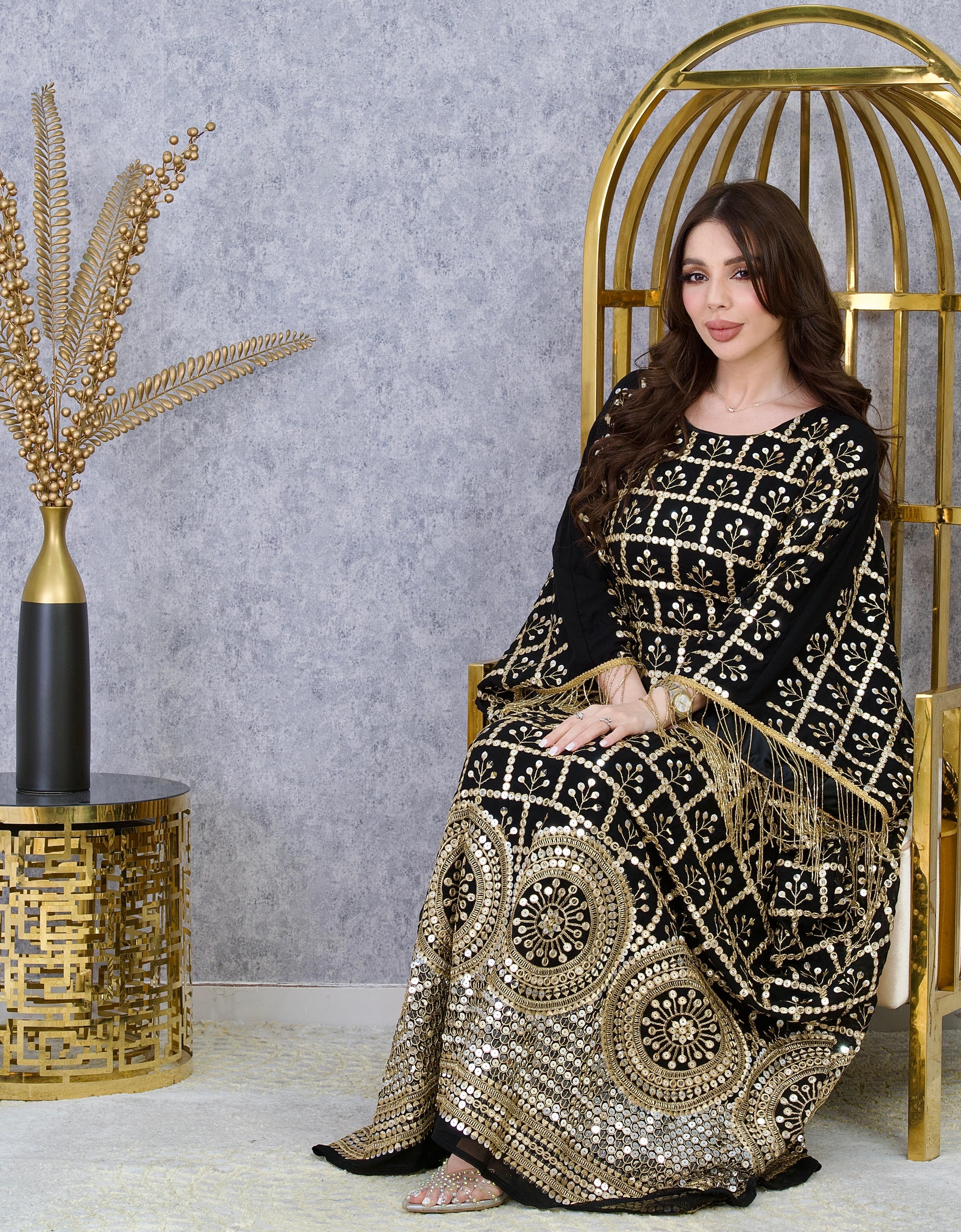 Elite Artisan Sequin-Embellished Kaftan Dress – Luxury Hand-Crafted Occasion Wear
Product Botanical Specimen Artisan Midi Dress – Hand-Drawn Floral Print Primary |4 Colors | MH