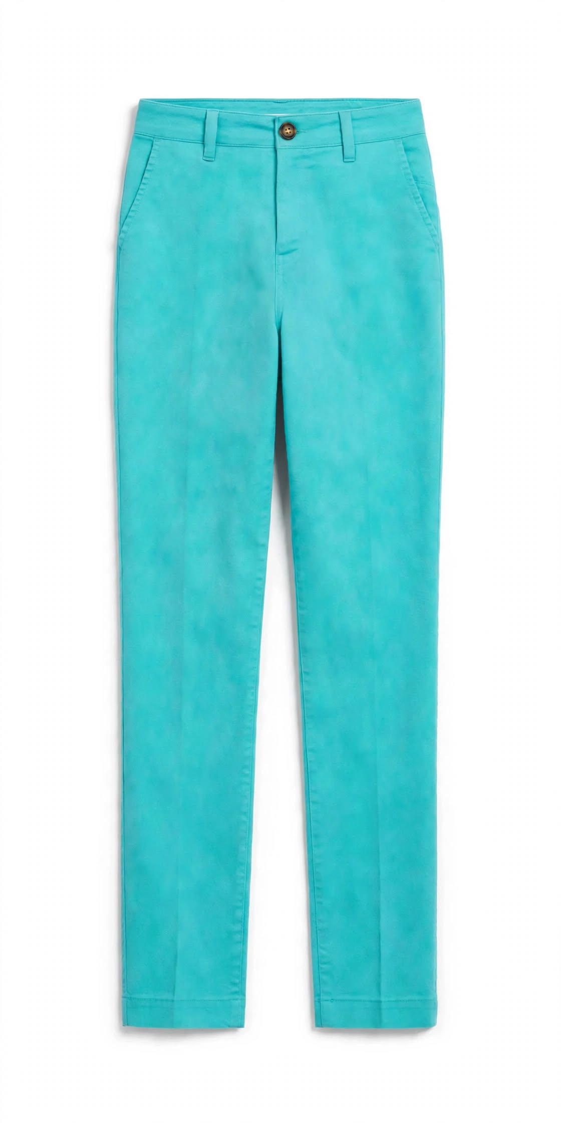 Women’s Turquoise Chino Pants Slim Fit Casual Trousers | Sizes 26-36 Waist | MH