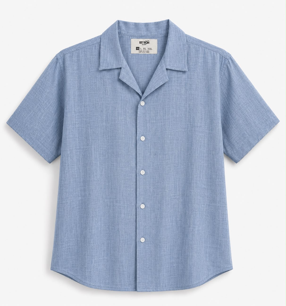Men’s Premium Linen Camp Collar Half Sleeve Shirt | Cuban Collar Resort Shirt | M–XXL