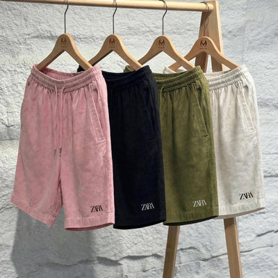 Men’s Premium Rich Linen Casual Shorts | Elastic Drawstring Waist | Beach & Summer Wear | 4 Colors | M–XXL |MH