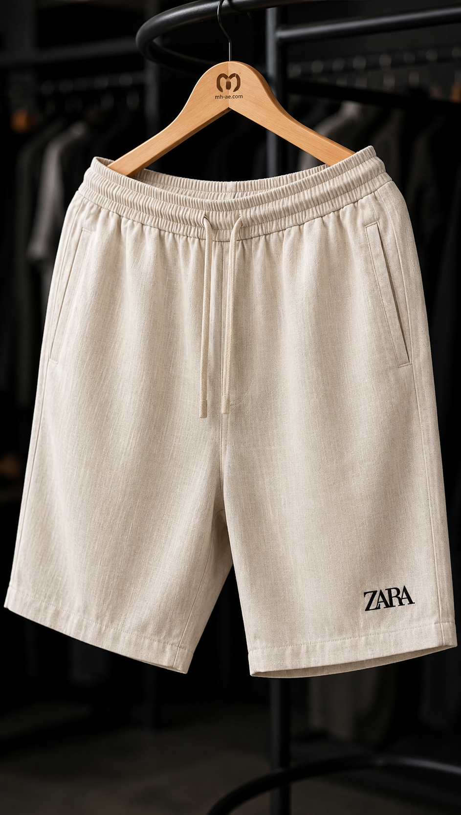 Men’s Premium Rich Linen Casual Shorts | Elastic Drawstring Waist | Beach & Summer Wear | 4 Colors | M–XXL |MH