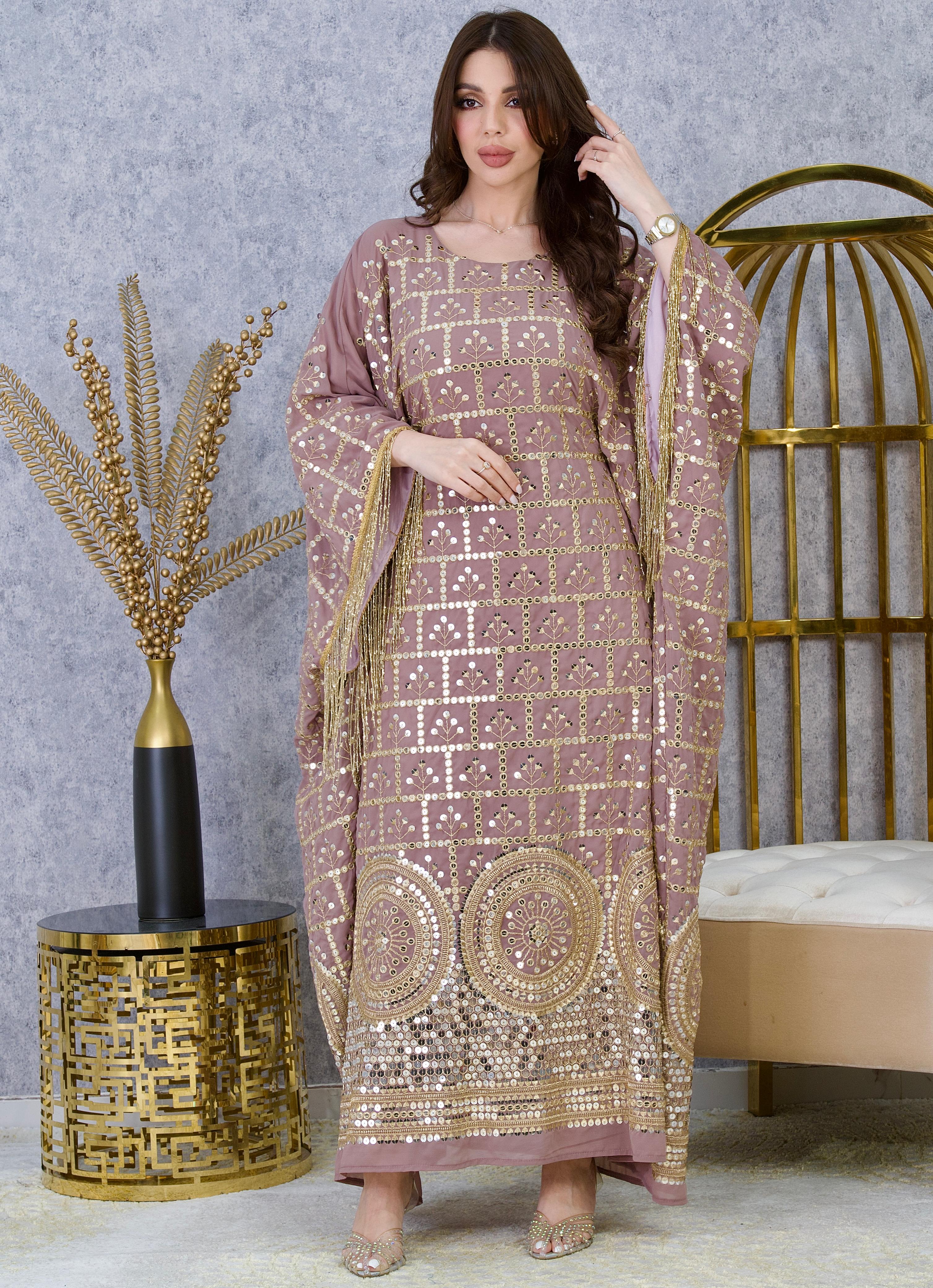 Elite Artisan Sequin-Embellished Kaftan Dress – Luxury Hand-Crafted Occasion Wear
Product Botanical Specimen Artisan Midi Dress – Hand-Drawn Floral Print Primary |4 Colors | MH
