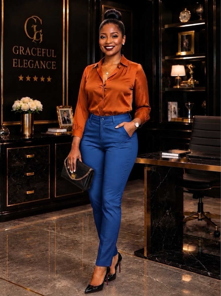 Women’s High Waist Skinny Slim Fit Colored Trousers | Stretch Twill Cotton | Office & Casual Wear | Size 26”–36”| MH