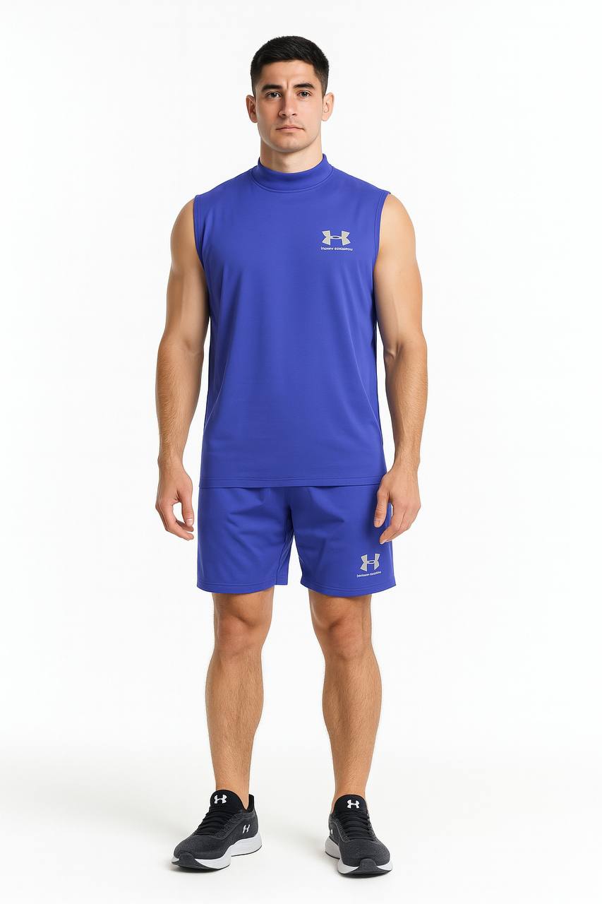 Men's Oversized Muscle Tee & Shorts Set | Breathable Gym Coord - 8 Colors | Sizes M-XXL |MH