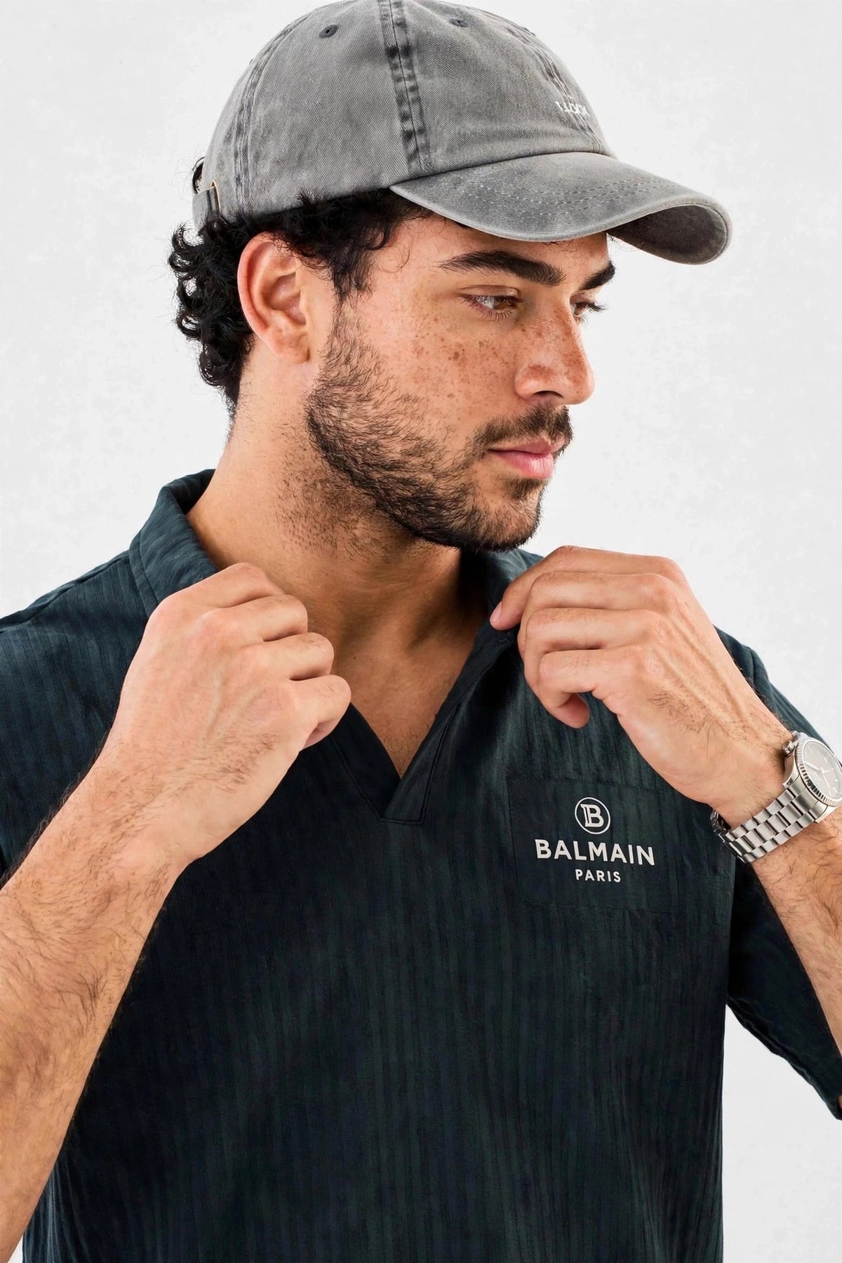 Dobi Cotton Co-Ord Set - Polo & Shorts | MEN