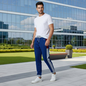MH Men’s Color-Block Performance Joggers | Slim-Fit Athletic Sweatpants | 3 Colors Trousers – | Sizes S-XL | MH