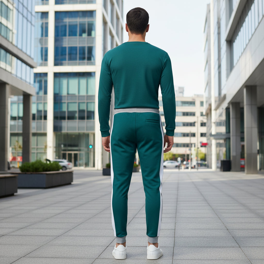 MH Men’s Color-Block Performance Joggers | Slim-Fit Athletic Sweatpants | 3 Colors Trousers – | Sizes S-XL | MH