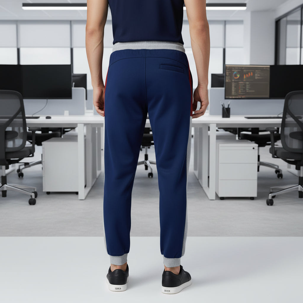 MH Men’s Color-Block Performance Joggers | Slim-Fit Athletic Sweatpants | 3 Colors Trousers – | Sizes S-XL | MH