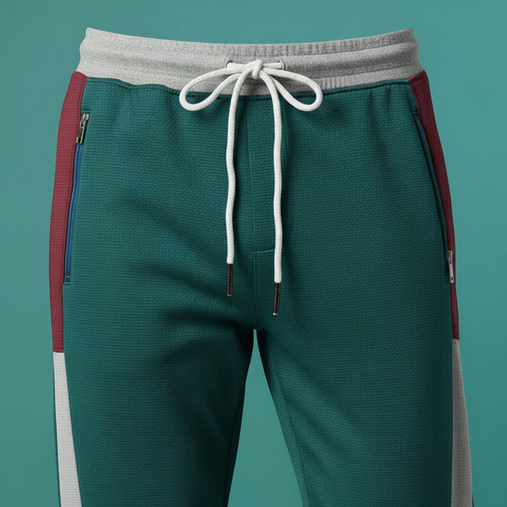MH Men’s Color-Block Performance Joggers | Slim-Fit Athletic Sweatpants | 3 Colors Trousers – | Sizes S-XL | MH