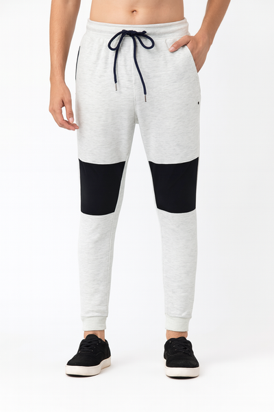 Men’s Light Grey Trouser with Black Knee Panels' / MH