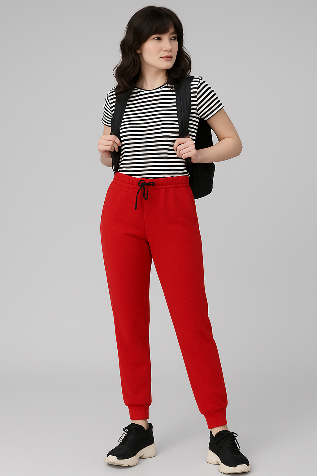 Women’s Jogger Pants – Bold Red'/ MH