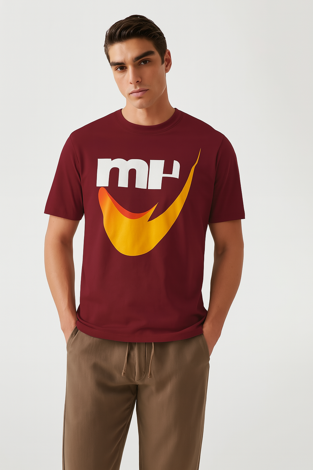 Printed Logo T-shirt  | MH