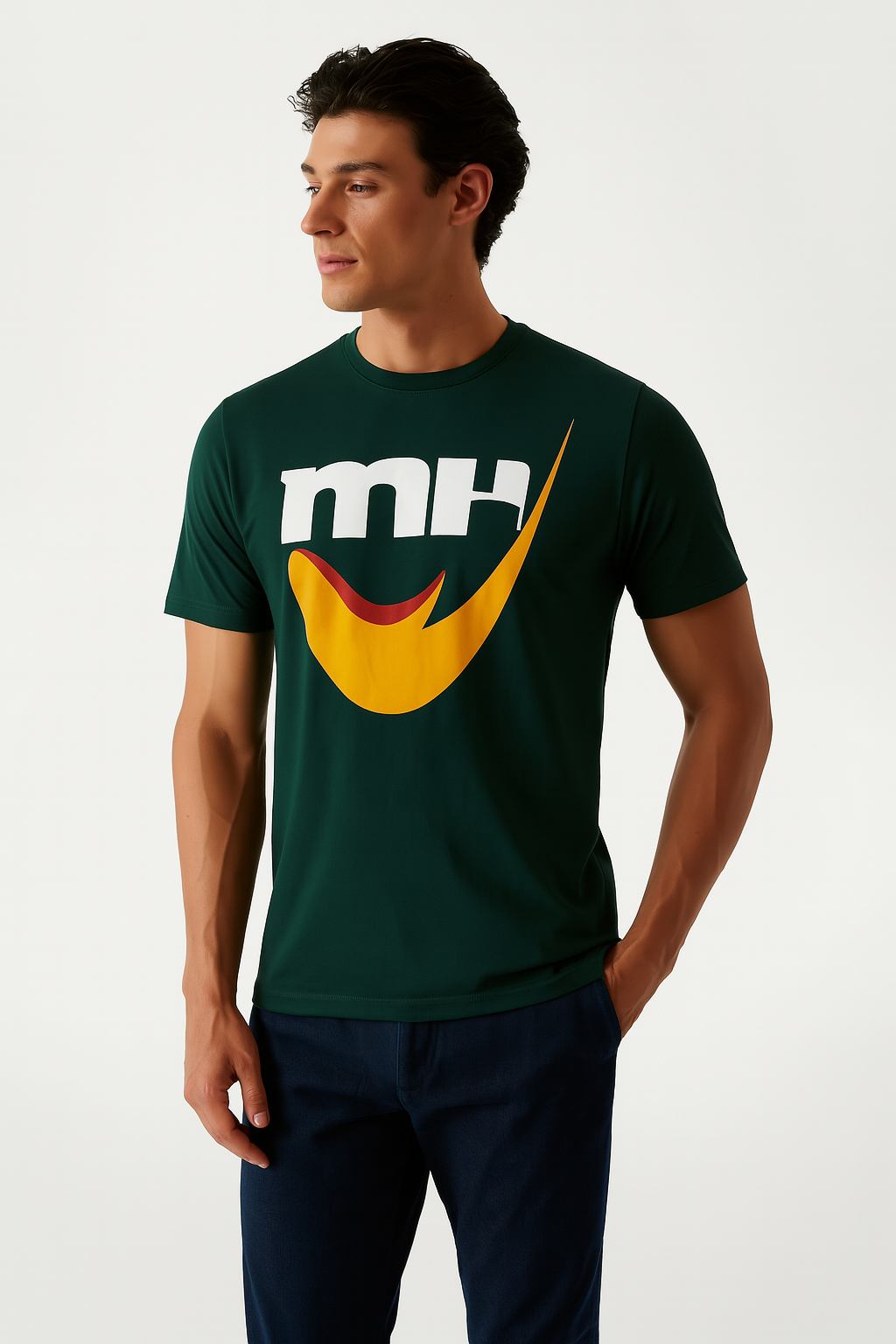 Printed Logo T-shirt  | MH