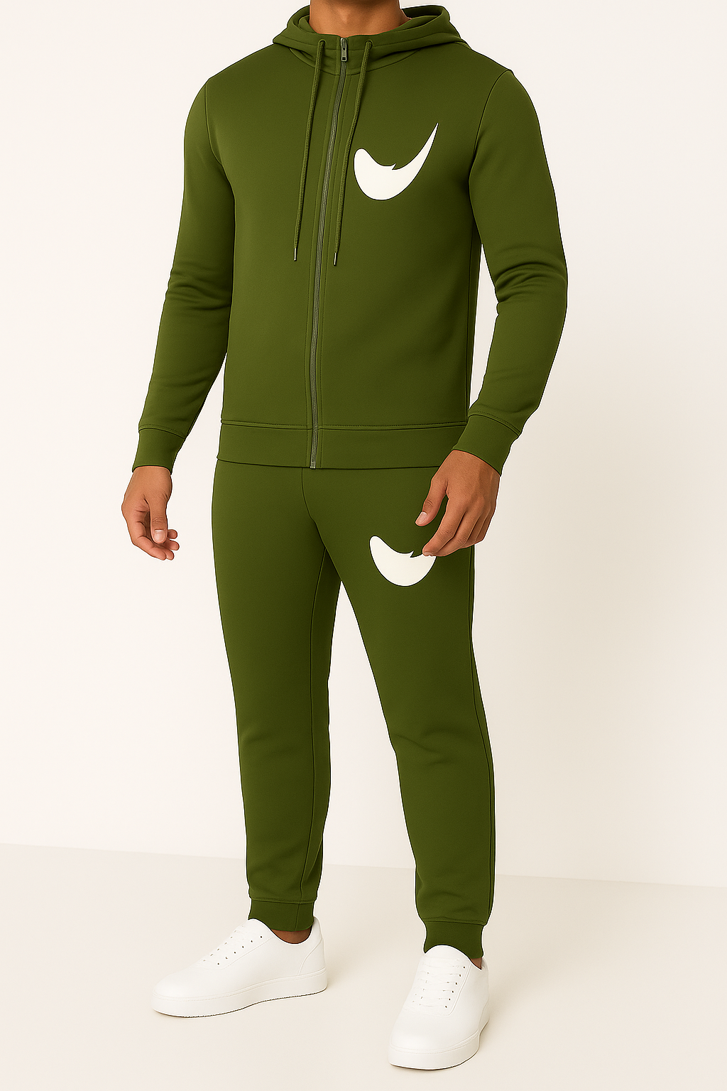 Men's Zip Hooded Tracksuit Set | MH