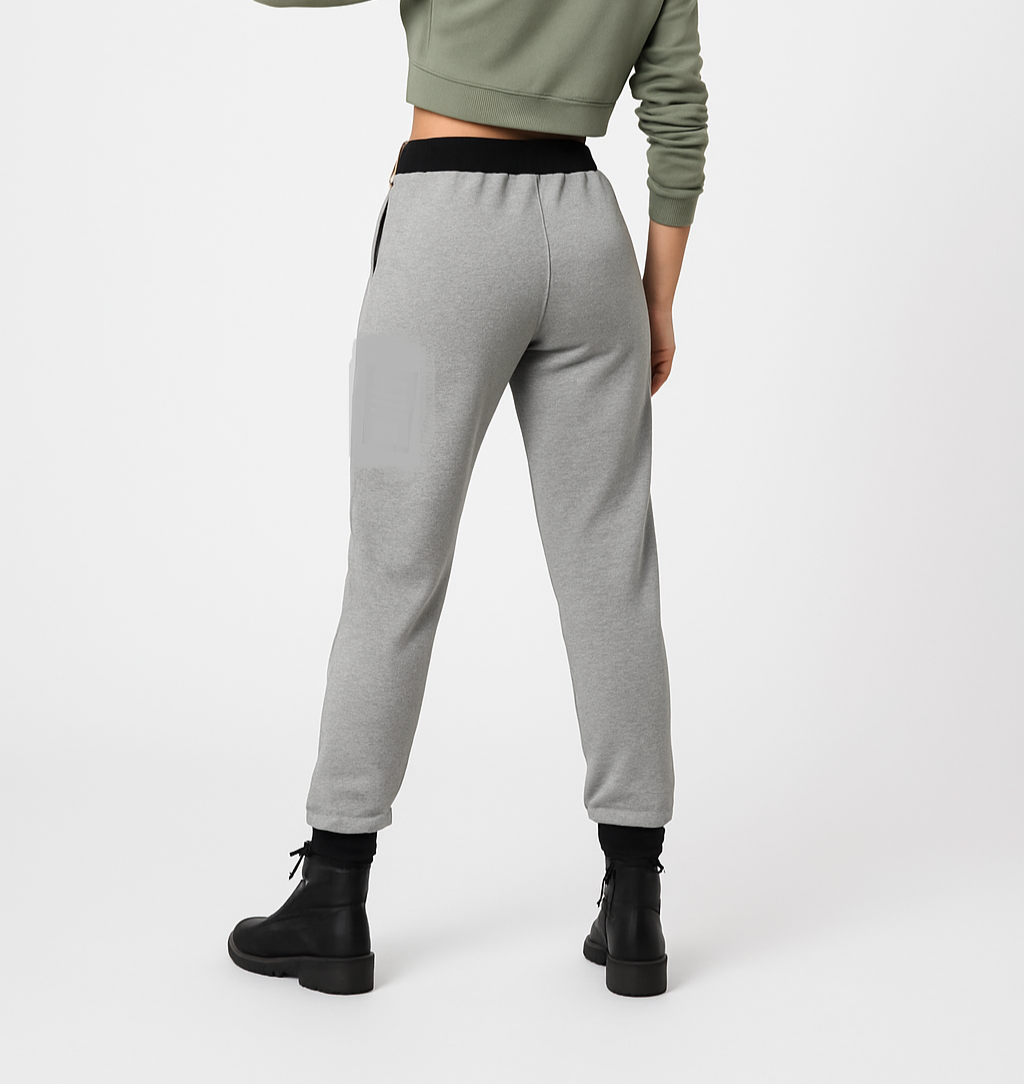 Women’s Grey Jogger Pants with Zipper Pockets. / MH