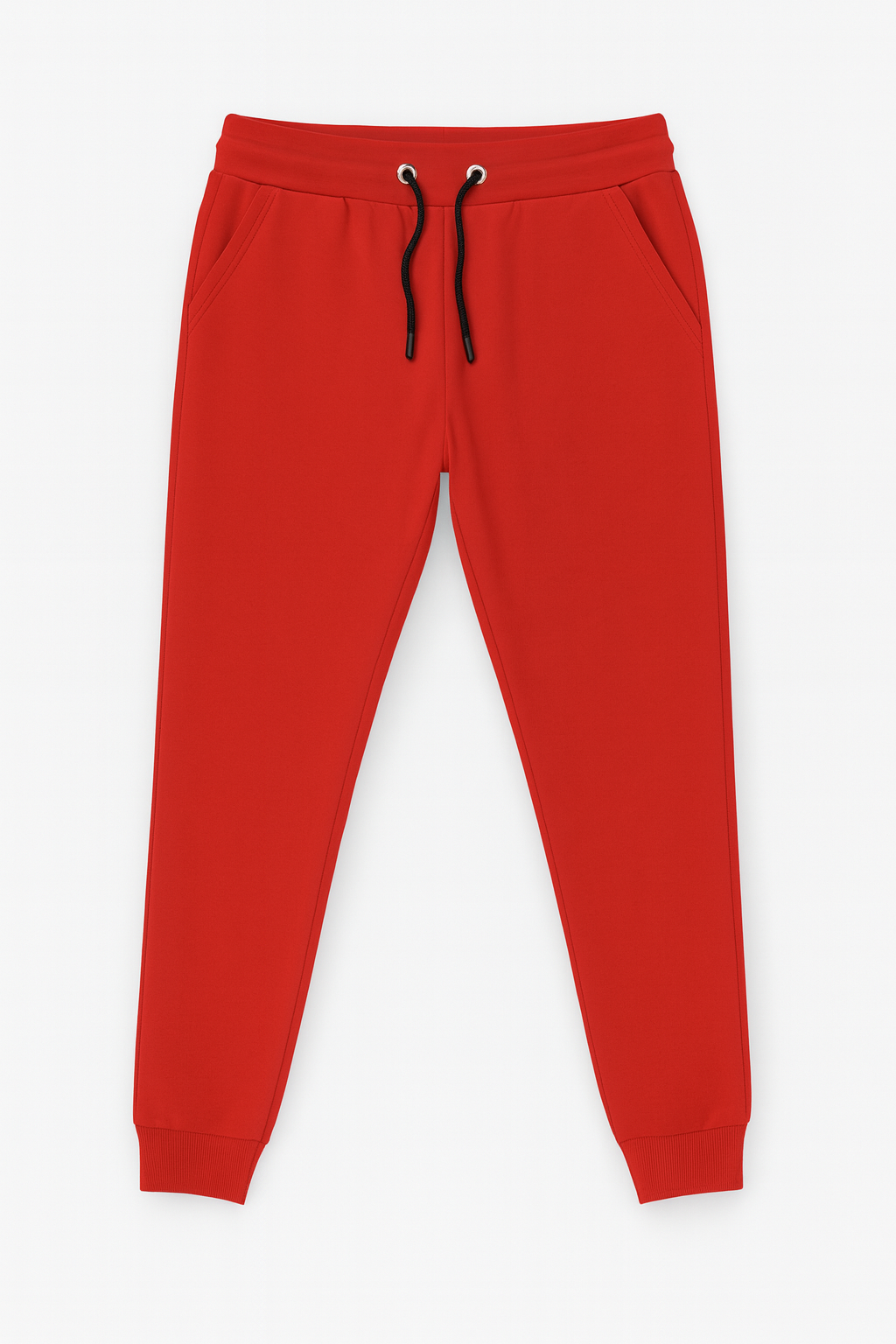 Women’s Premium Red Jogger Sweatpants with Drawstring – Casual Athletic Fit (Sizes S–XL) | MH