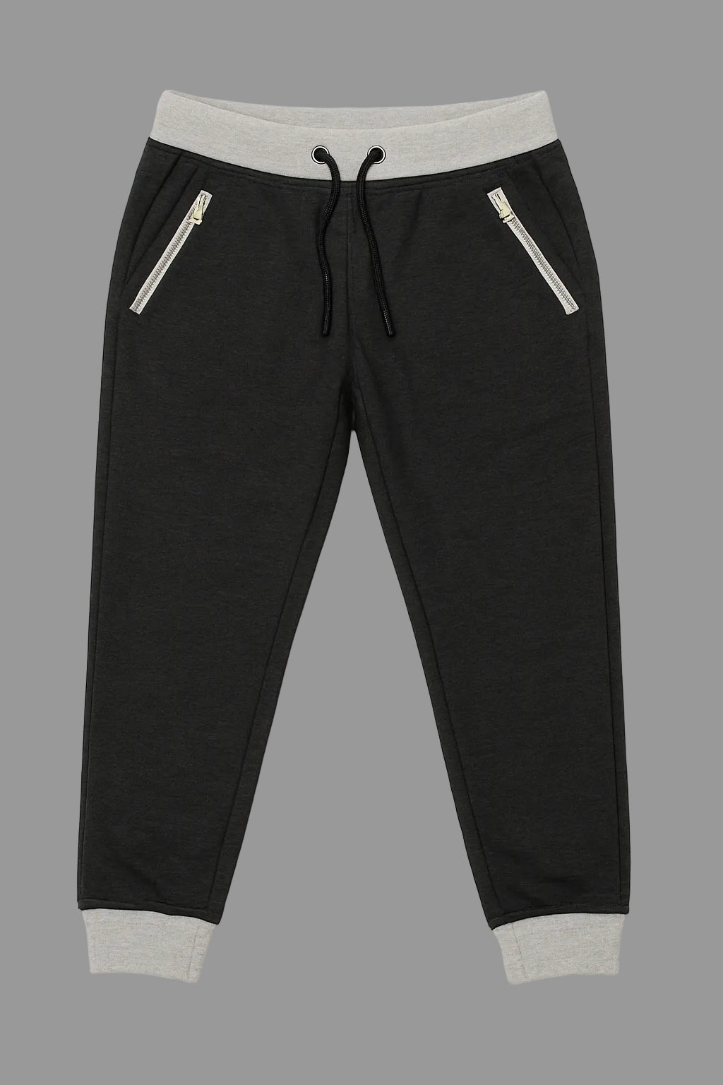 Women’s Charcoal Grey Cotton Trouser with Zipper Pockets.Size (S-XL)|MH