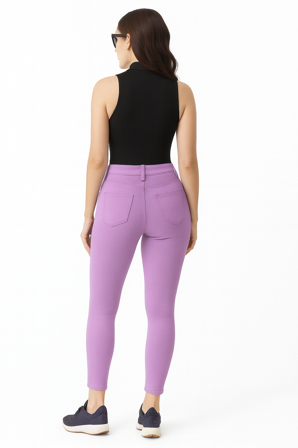 Women’s Slim Fit Belt System Pants – Lavender'/MH