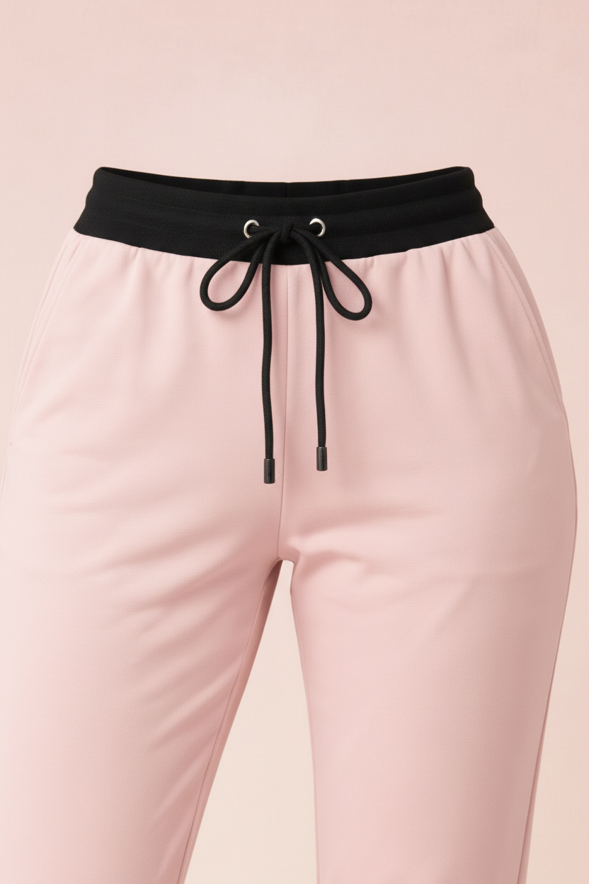 Women’s Essential Slim-Fit Joggers with Contrast Drawstring | Sizes S-XL | MH