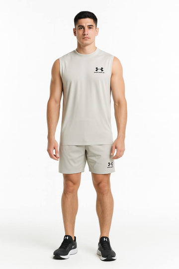 Men's Oversized Muscle Tee & Shorts Set | Breathable Gym Coord - 8 Colors | Sizes M-XXL |MH