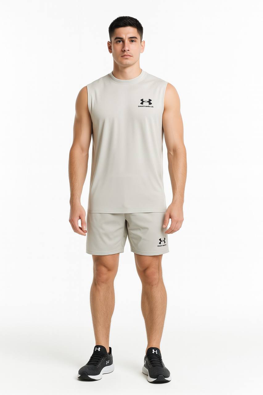 Men's Oversized Muscle Tee & Shorts Set | Breathable Gym Coord - 8 Colors | Sizes M-XXL |MH