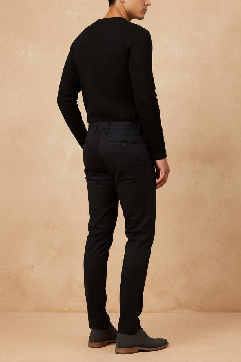 Men’s Old-Money Comfort-Fit 5 Colors Chino Pants | Sizes 30"-38" | Casual Trousers with Pockets | MH