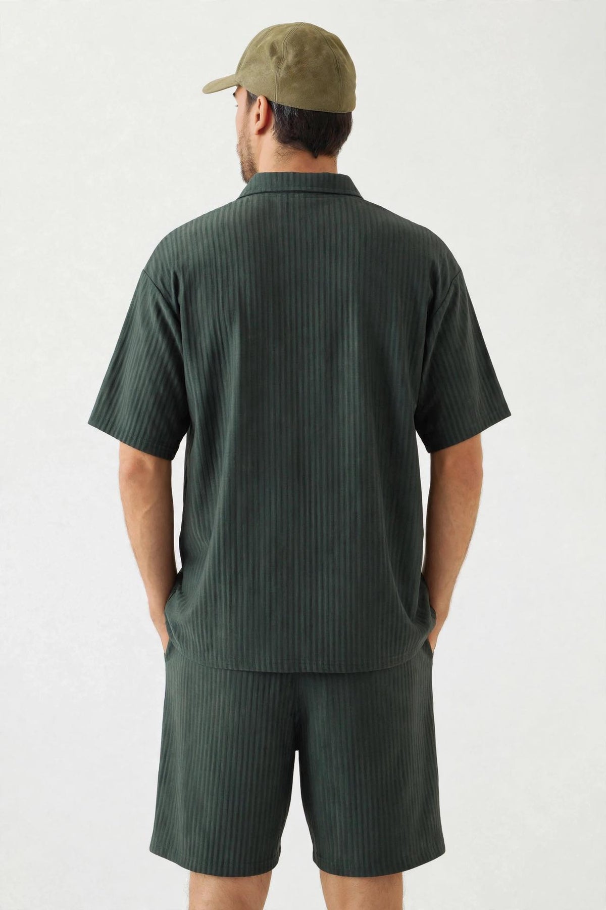 Dobi Cotton Co-Ord Set - Polo & Shorts | MEN
