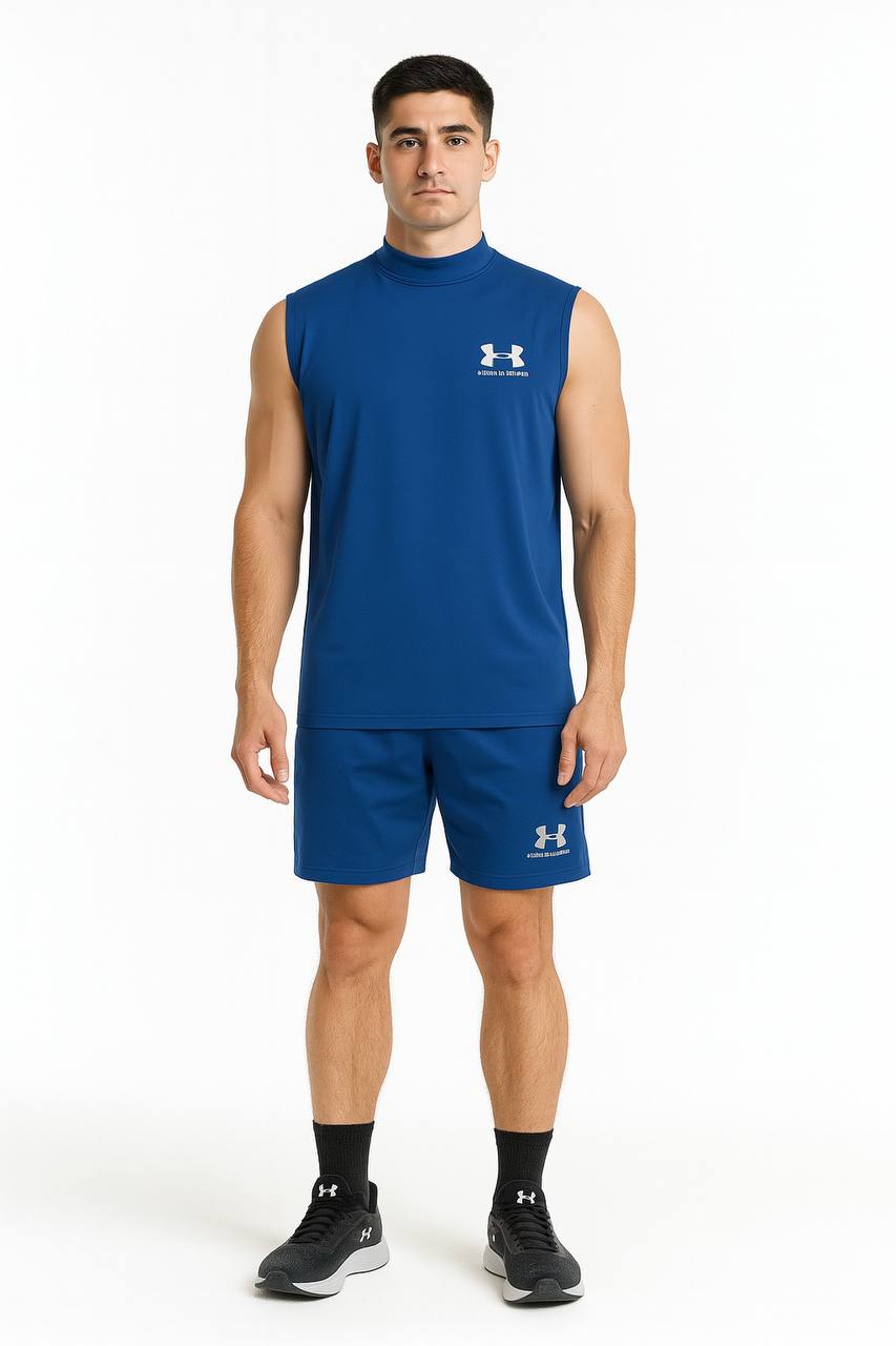 Men's Oversized Muscle Tee & Shorts Set | Breathable Gym Coord - 8 Colors | Sizes M-XXL |MH