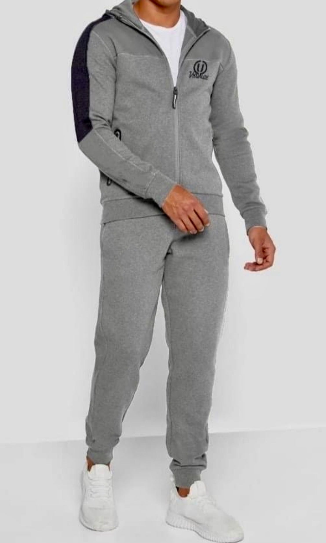 Men’s Hooded Tracksuit & Jogger Set – Premium Denim Blue Athleisure Co-Ord | MH