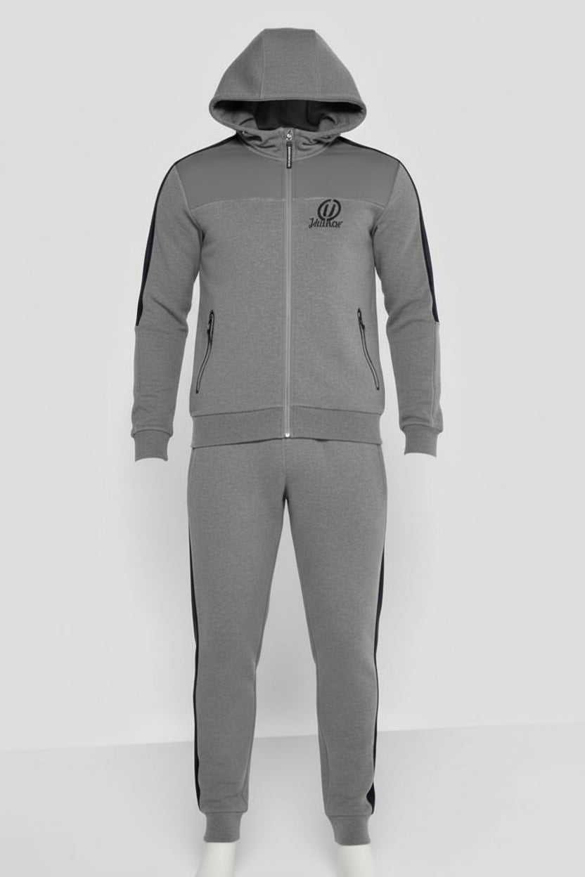 Men’s Hooded Tracksuit & Jogger Set – Premium Denim Blue Athleisure Co-Ord | MH