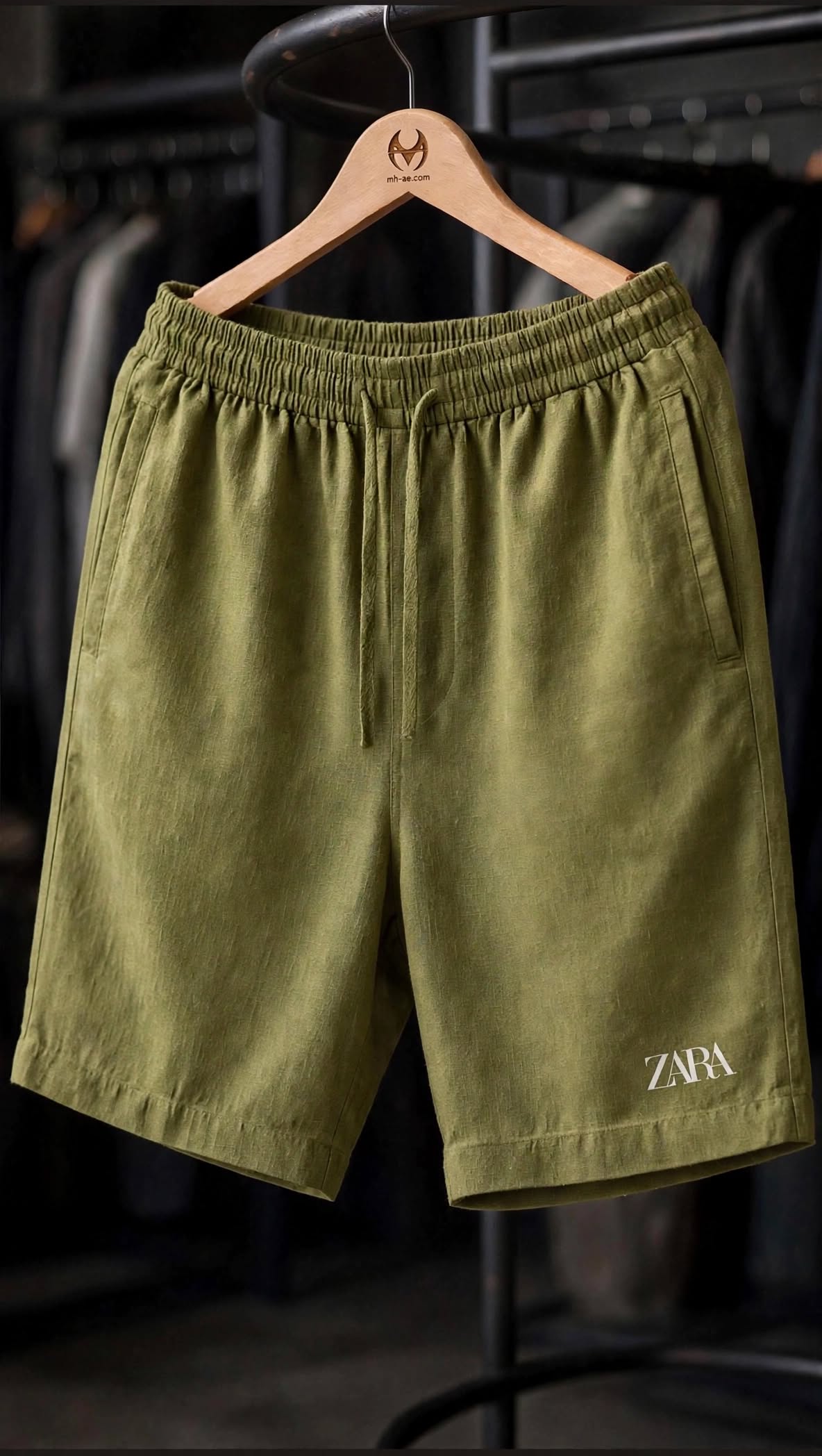 Men’s Premium Rich Linen Casual Shorts | Elastic Drawstring Waist | Beach & Summer Wear | 4 Colors | M–XXL |MH