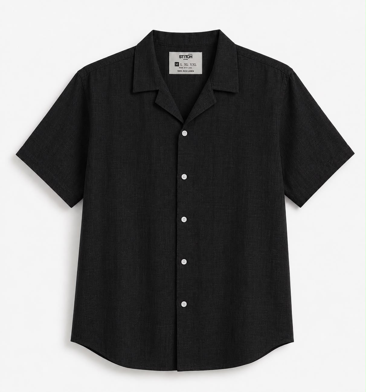 Men’s Premium Linen Camp Collar Half Sleeve Shirt | Cuban Collar Resort Shirt | M–XXL