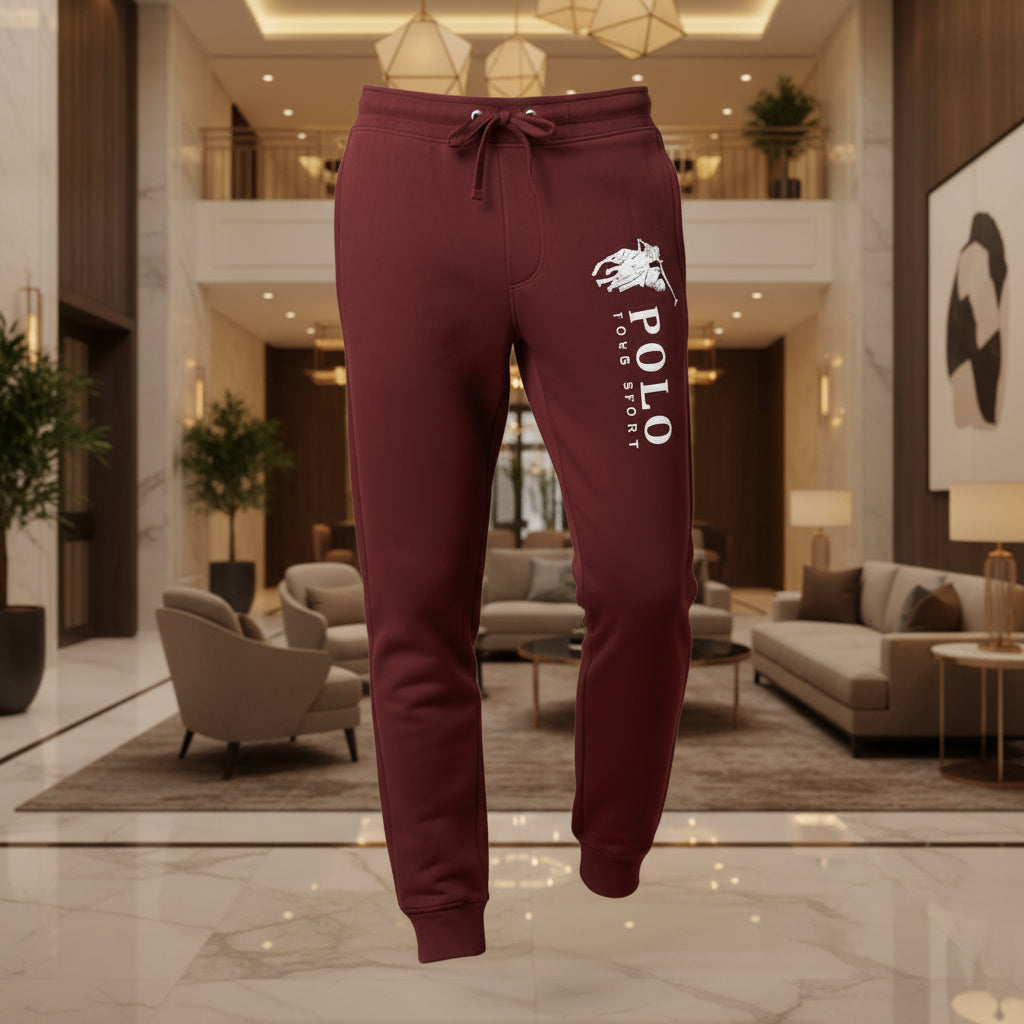 Men’s Slim Fit Jogger Trousers with Drawstring Waist & Tapered Ankle | 5 Colors | Sizes S-XXL | MH