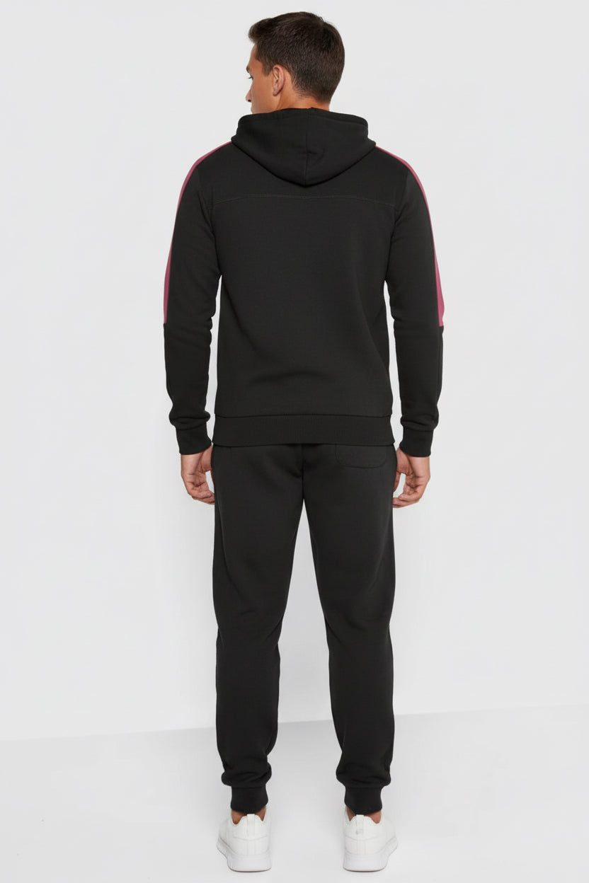 Men’s Hooded Tracksuit & Jogger Set – Premium Denim Blue Athleisure Co-Ord | MH
