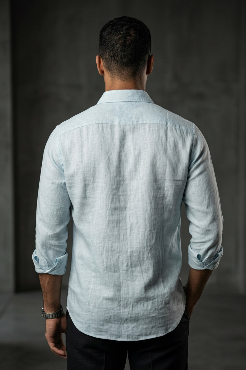 Men’s Premium Linen Shirt - Breathable Button Down Casual Formal Shirt | 5 Colors | M - XXL | MH