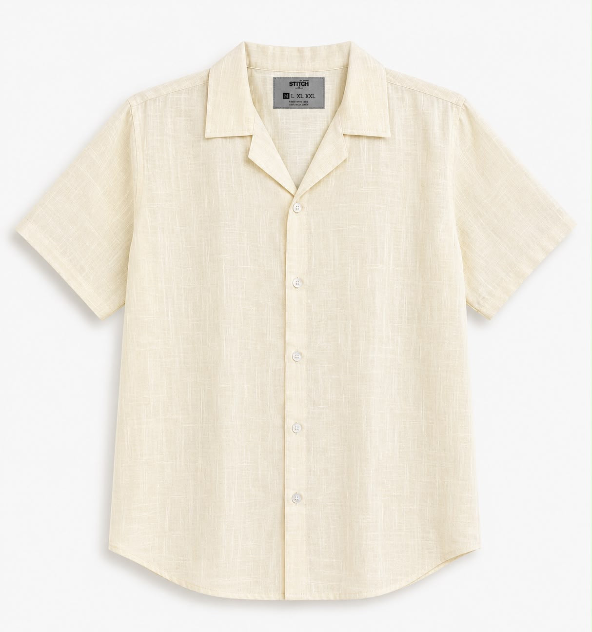 Men’s Premium Linen Camp Collar Half Sleeve Shirt | Cuban Collar Resort Shirt | M–XXL