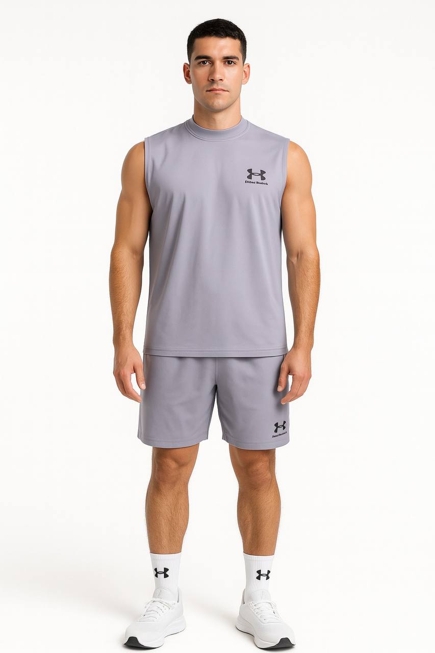 Men's Oversized Muscle Tee & Shorts Set | Breathable Gym Coord - 8 Colors | Sizes M-XXL |MH