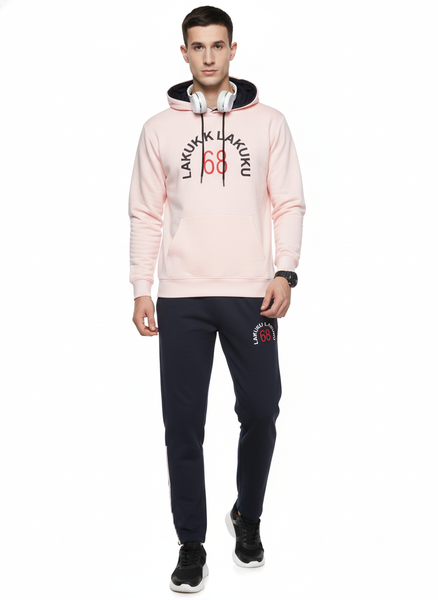 Men's "LAKUKU 68" Premium Fleece Hoodie & Cargo Jogger Set -/MH