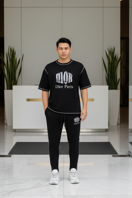 Men’s Casual Two-Piece Tracksuit with Logo Detail | MH Sizes (M-XXL)