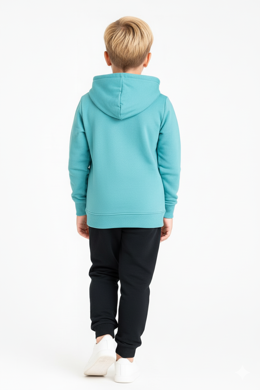 BOSS Athletics Kids' Logo Tracksuit Set Mint/Navy) / MH