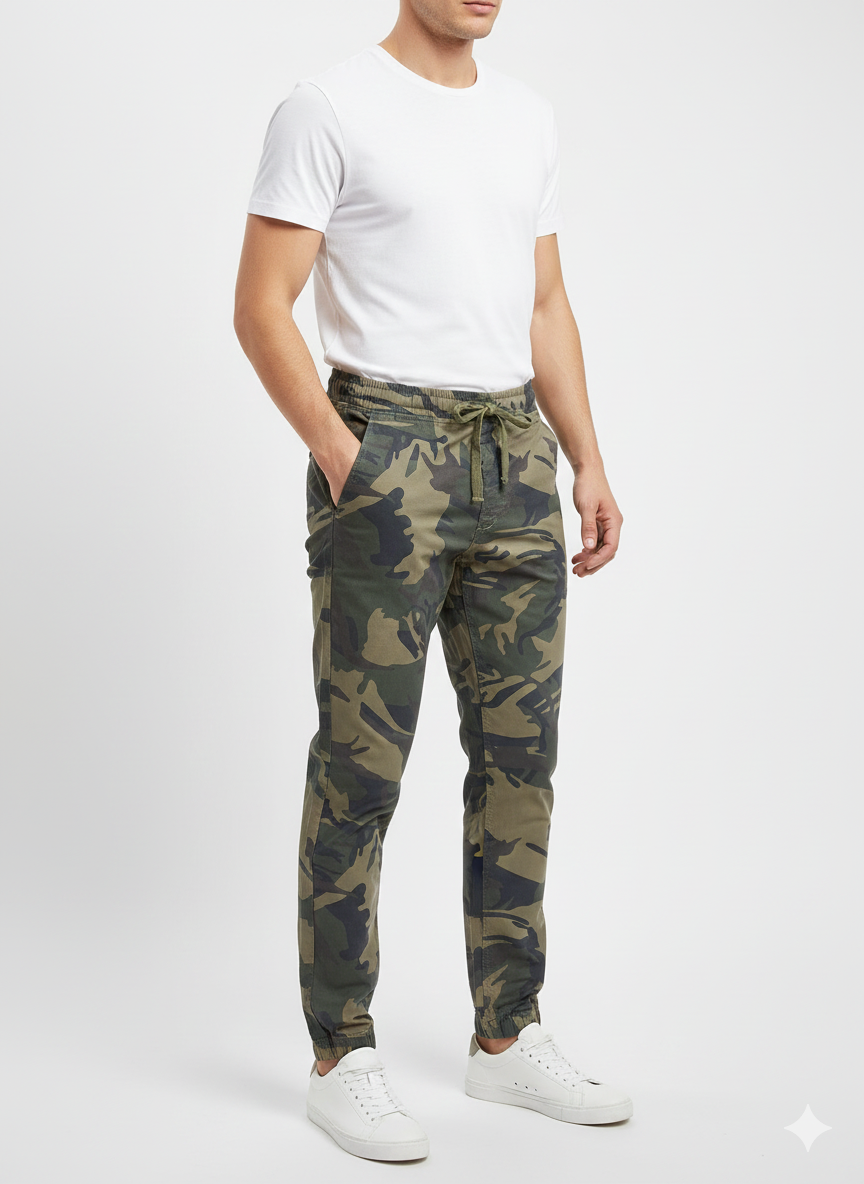 Men's Military Pattern 4 pocket Joggers I MH