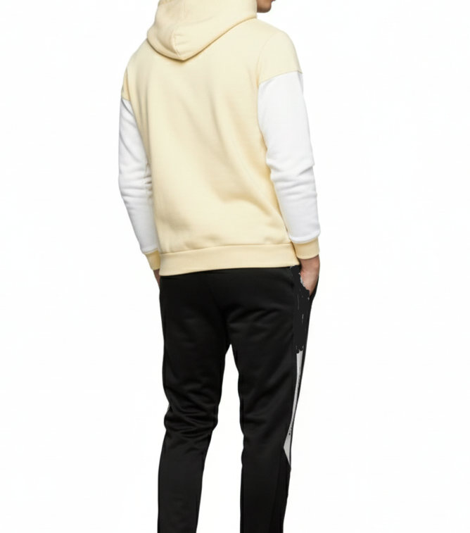 Men's Color-Block Hoodie and Jogger Set (Ance Studios Style)./MH