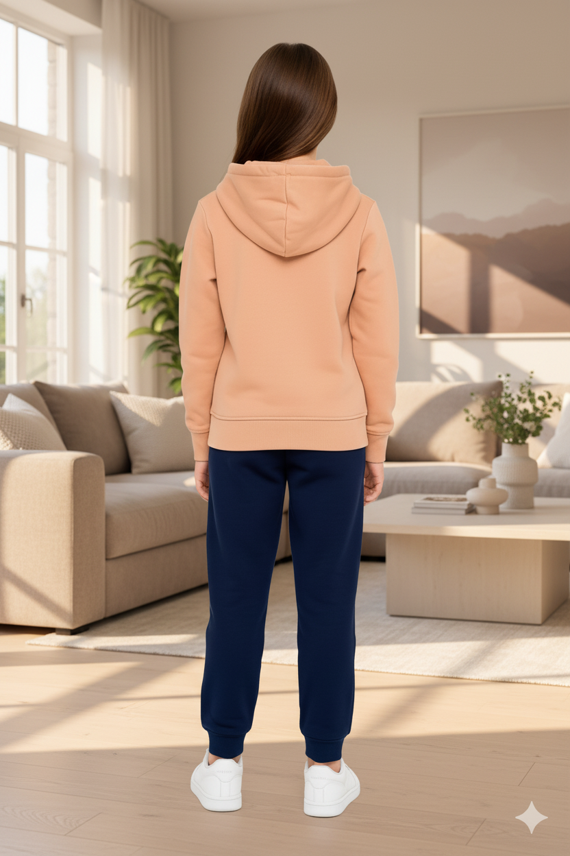 Kid Girls Premium Hoodie & Jogger Tracksuit Set | Sizes 1-8 Years | MH