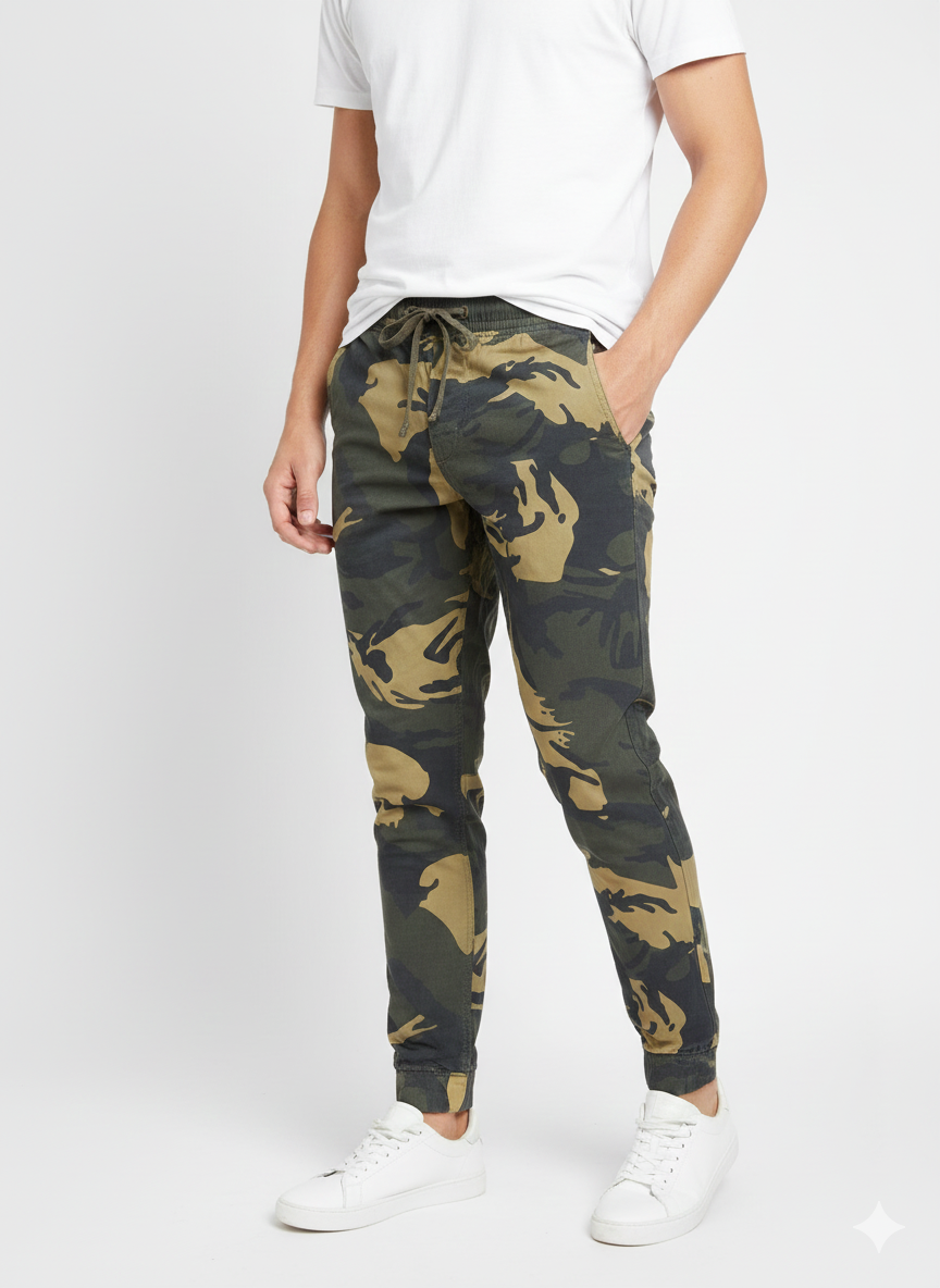 Men's Military Pattern 4 pocket Joggers I MH